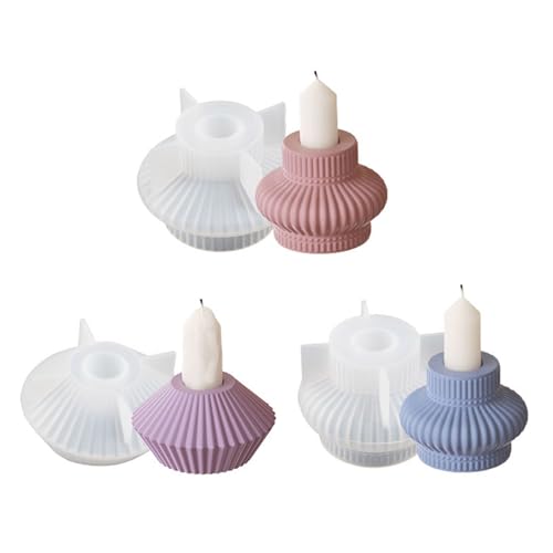Formen zur Harzherstellung, Ornament-Formen, einfaches Entformen, Silikon-Textur, schöne Formen für Kerzenständer, Epoxidharz-Formen von MALSSE