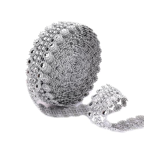 Glitzerndes Strassband, 4,5 m, Strass-Gürtelrolle für Kunst, Handwerk, Kleidung, Kleid, Verzierung, Hochzeitsdekoration von MALSSE