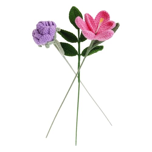 Häkelblume für Tischdekoration, Hochzeit, Muttertag, als künstlicher, handgefertigter Strauß, einzigartiges Geschenk von MALSSE