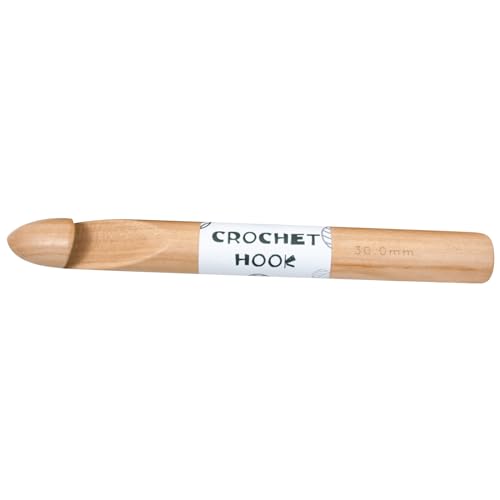 Häkelnadel aus Buchenholz für Anfänger, 30 mm, 35 mm dick, Häkelnadel, Anfänger, Häkeln, Bastelstarter Häkelnadel aus Buchenholz für Anfänger, 30 mm, 35 mm dick, Häkelnadel, Anfänger, Häkeln, Bastelstarter von MALSSE
