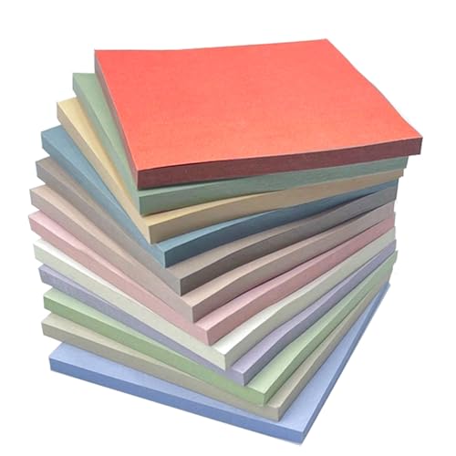 Haftnotizblöcke, 7,6 x 7,6 cm, Aschesive-Notizblock, buntes Papier, Erinnerung an Kühlschränken, Türen, Computer-Erinnerungsnotizen Haftnotizblöcke, 7,6 x 7,6 cm, Aschesive-Notizblock, buntes Papier, Erinnerung an Kühlschränken, Türen, Computer-Erinnerungsnotizen von MALSSE