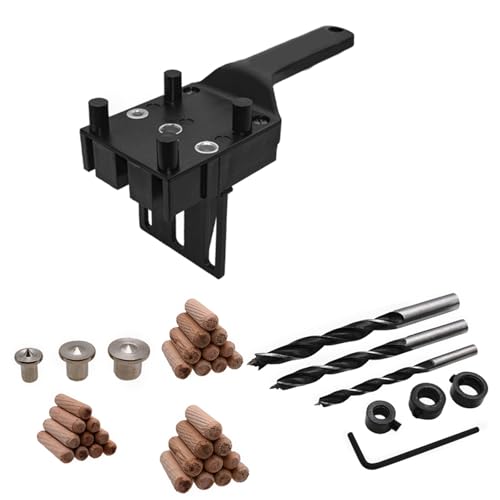 Holzbearbeitungswerkzeug, Handbohrer, Führungslochstanzer, Werkzeug, Dübelvorrichtung, Bohrvorrichtung, gerades Loch, Dübelvorrichtung, Set Holzbearbeitungswerkzeug, Handbohrer, Führungslochstanzer, Werkzeug, Dübelvorrichtung, Bohrvorrichtung, gerades Loch, Dübelvorrichtung, Set von MALSSE