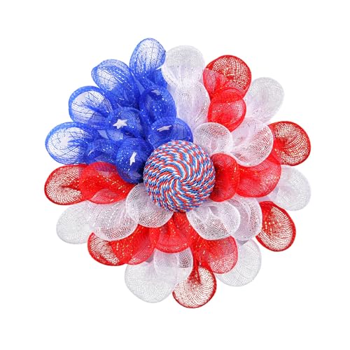 Kranz zum 4. Juli, Patriotikerkranz, Unabhängigkeitstag für Haustür, Gedenkstätten, Americana, Wanddekoration, Gedenkstätten, Americana Kranz zum 4. Juli, Patriotikerkranz, Unabhängigkeitstag für Haustür, Gedenkstätten, Americana, Wanddekoration, Gedenkstätten, Americana von MALSSE