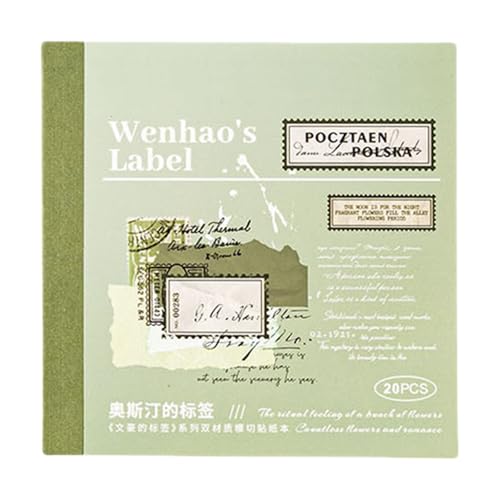 Künstlerische literarische Aufkleber, Scrapbooking, dekoratives Papier, wasserabweisend, PET für Sammelalben, Tagebuch, Planer, Album, Notizbuch Künstlerische literarische Aufkleber, Scrapbooking, dekoratives Papier, wasserabweisend, PET für Sammelalben, Tagebuch, Planer, Album, Notizbuch von MALSSE