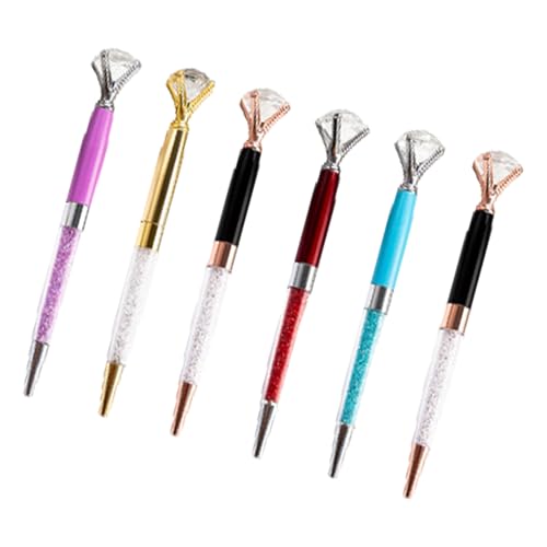 Kugelschreiber mit Ausweishalter, Gürtelclip, einziehbare Ausweisrolle mit Perlenstift, für Krankenschwestern, Ärzte, Krankenhäuser, Erwachsene, 6 Stück Kugelschreiber mit Ausweishalter, Gürtelclip, einziehbare Ausweisrolle mit Perlenstift, für Krankenschwestern, Ärzte, Krankenhäuser, Erwachsene, 6 Stück von MALSSE