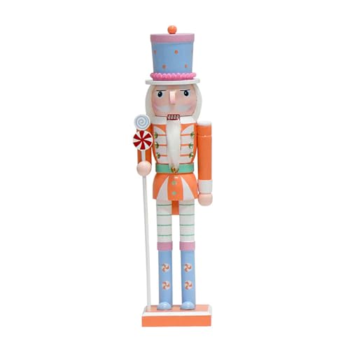 MALSSE 38 cm Nussknacker, Soldat, Süßigkeiten, Holzstatue, Spielzeug, Weihnachtsdekorationen für Regale, Tische, Puppe, Urlaub, 2024 Jahr, Geschenk, Nussknacker, Soldat von MALSSE