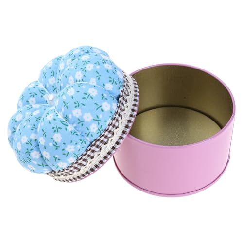 MALSSE Blumen-Nadelkissen mit Metall-Aufbewahrungsbox, Nähnadel-Halter für Nähgarn, Quiltnadel und Bastelzubehör MALSSE Blumen-Nadelkissen mit Metall-Aufbewahrungsbox, Nähnadel-Halter für Nähgarn, Quiltnadel und Bastelzubehör von MALSSE