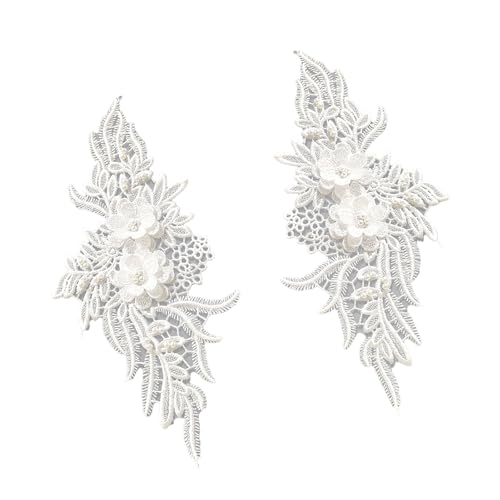 MALSSE Blumen Perlen Spitze Stoff Stickerei Nähen auf Patches für Hochzeit/Abendkleid Kleidung Patches von MALSSE