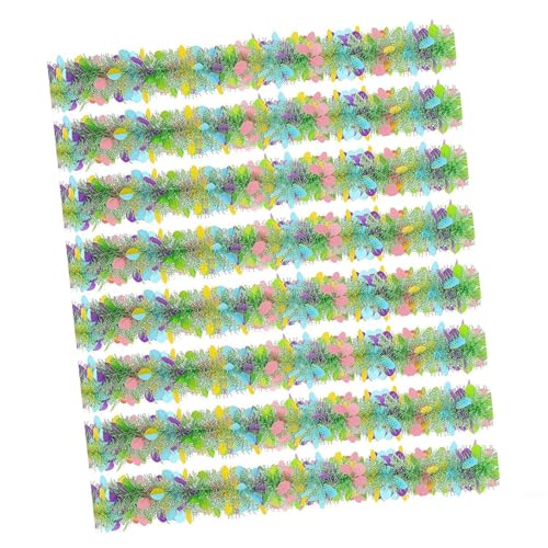MALSSE Bunte Lametta-Ornamente, 2 m lang, jedes Frühlings-Lametta, künstliche Rebe für Zuhause, Innen- und Außendekoration, Heimdekoration, 8 Stück MALSSE Bunte Lametta-Ornamente, 2 m lang, jedes Frühlings-Lametta, künstliche Rebe für Zuhause, Innen- und Außendekoration, Heimdekoration, 8 Stück von MALSSE