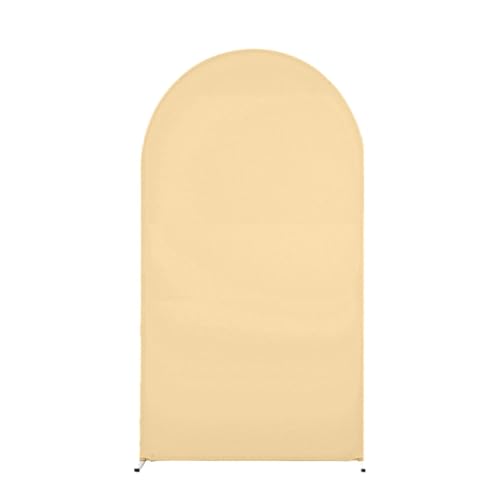 MALSSE Dehnbare Hintergrund-Ständerabdeckungen, praktischer Zeremonie-Rahmen, Spandex-Abdeckungen für runde Hochzeitsdekoration, Hochzeitsbogen von MALSSE