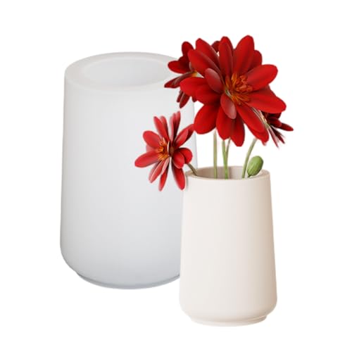 MALSSE Elegante runde Gartentöpfe Form Silikonform Stabile Bastelbedarf Tragbar für Terrasse und Balkon Dekoration MALSSE Elegante runde Gartentöpfe Form Silikonform Stabile Bastelbedarf Tragbar für Terrasse und Balkon Dekoration von MALSSE