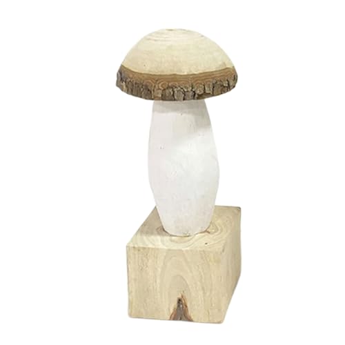MALSSE Geschnitzte Pilzfigur aus Holz, Pilzfigur für Zuhause oder einzigartige, handgefertigte Holzdekoration MALSSE Geschnitzte Pilzfigur aus Holz, Pilzfigur für Zuhause oder einzigartige, handgefertigte Holzdekoration von MALSSE