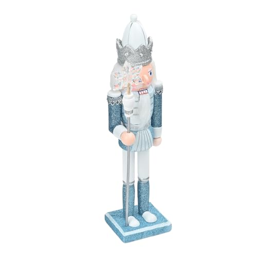 MALSSE Handgefertigte Nussknacker-Figur aus Holz, für den Schreibtisch, Feiertagstischdekoration, saisonale Tischdekoration, Urlaubsdekorationen MALSSE Handgefertigte Nussknacker-Figur aus Holz, für den Schreibtisch, Feiertagstischdekoration, saisonale Tischdekoration, Urlaubsdekorationen von MALSSE