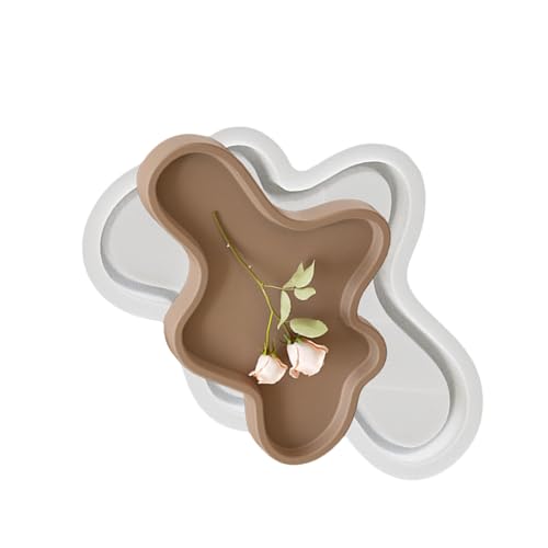 MALSSE Harz-Epoxid-Guss-Tablett, funktionale Harz-Aufbewahrungsschale für vielseitige Heimdekoration MALSSE Harz-Epoxid-Guss-Tablett, funktionale Harz-Aufbewahrungsschale für vielseitige Heimdekoration von MALSSE