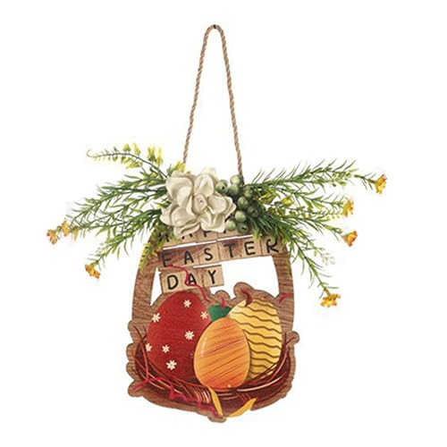 MALSSE Holz-Hasen-Tischdekoration, Holzschild zum Aufhängen, Party-Tischdekoration, Blumenarrangement für Haustür, Bauernhäuser von MALSSE