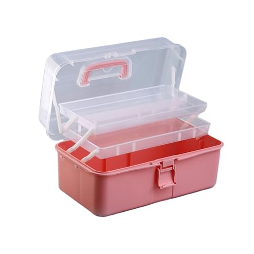 MALSSE Multifunktions-Aufbewahrungsbox, 3-lagig, praktische Box, Medizin für Schule, Büro, multifunktional, dreilagig, praktischer Koffer MALSSE Multifunktions-Aufbewahrungsbox, 3-lagig, praktische Box, Medizin für Schule, Büro, multifunktional, dreilagig, praktischer Koffer von MALSSE