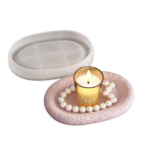MALSSE Silikon-Bastelform, Steinmuster, Tabletts, Formen, Schmuckherstellung, Werkzeug, künstlerische Tablett, geeignet für Zuhause und Partys von MALSSE