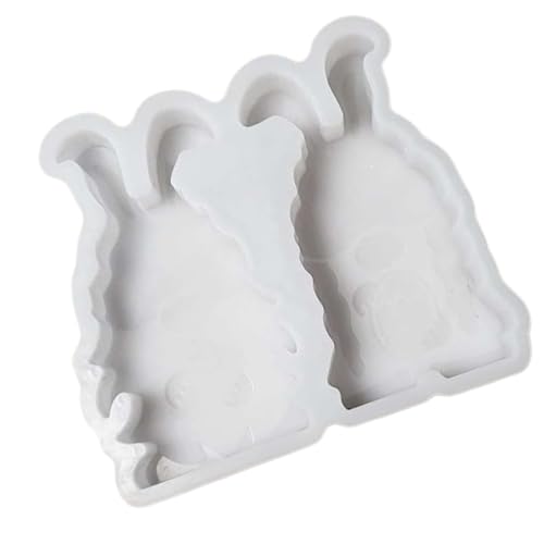 MALSSE Silikon-Kerzenformen in 3D-Tierform für Epoxidharz, Tierhasen, Statue, Silikonformen für Kerzen, Seifen von MALSSE