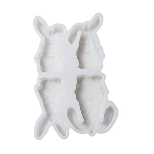 MALSSE Silikon-Kerzenformen in 3D-Tierform für Epoxidharz, Tierhasen, Statue, Silikonformen für Kerzen, Seifen von MALSSE