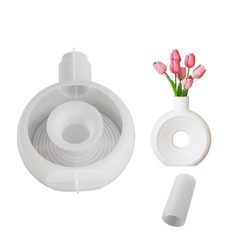 MALSSE Silikonform für die Herstellung von Blumenvasen im nordischen Stil, handgefertigt, Heimdekoration, dekoratives Pflanzgefäß, Formzubehör MALSSE Silikonform für die Herstellung von Blumenvasen im nordischen Stil, handgefertigt, Heimdekoration, dekoratives Pflanzgefäß, Formzubehör von MALSSE
