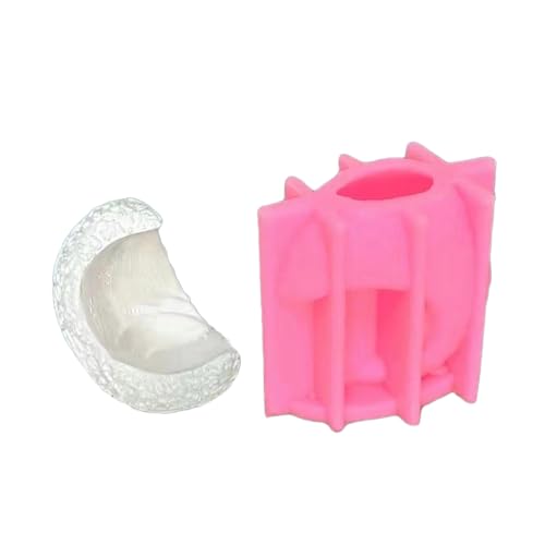 Mondform Halter Form Kristall Epoxidharz Formen Kerzenständer Ornament Silikonform Beton Pflaster Halter für Epoxidharz von MALSSE