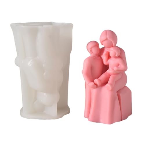 Mutter und Kinder Silikonformen für Paare, Epoxidharz, Gießformen zum Backen, Fondant, Seife, Dekorationen von MALSSE