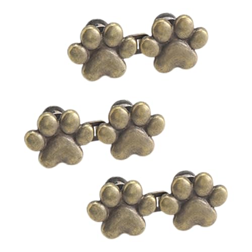 Paws Shape Fastening Buckle Metal Buttons Jeans Tighten Waist Buckle Disassembly Pin Buttons for Clothing von MALSSE