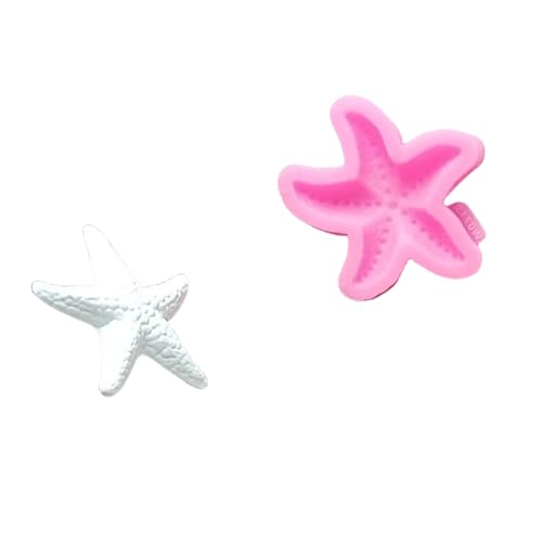 Silikonformen für Seife, Heimdekoration, einfach zu entformen, Motiv: Seesterne, Seesterne, Epoxidharz, Form Silikonformen für Seife, Heimdekoration, einfach zu entformen, Motiv: Seesterne, Seesterne, Epoxidharz, Form von MALSSE