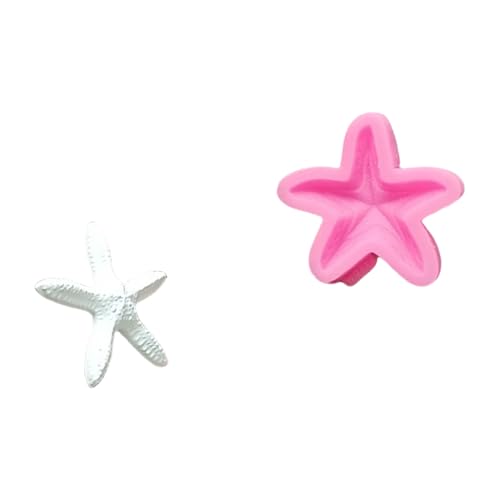 Silikonformen für Seife, Heimdekoration, einfach zu entformen, Motiv: Seesterne, Seesterne, Epoxidharz, Form Silikonformen für Seife, Heimdekoration, einfach zu entformen, Motiv: Seesterne, Seesterne, Epoxidharz, Form von MALSSE