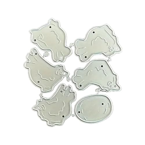 Stanzschablonen in Hühnerform, Karbonstahl, für Kartenherstellung, Scrapbooking, Verpackung, Verzierung, Stanzform Stanzschablonen in Hühnerform, Karbonstahl, für Kartenherstellung, Scrapbooking, Verpackung, Verzierung, Stanzform von MALSSE