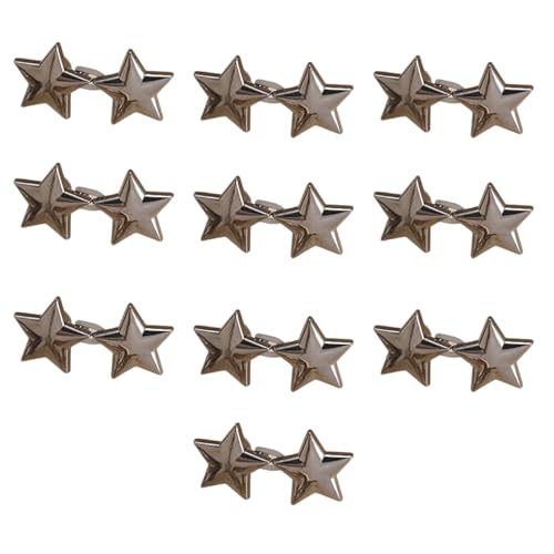 Sternförmiger Taillenknopf für Damen, Rock, Hose, Jeans, enganliegender Taillenclip, Metallnadel, Kleidungsverschluss von MALSSE