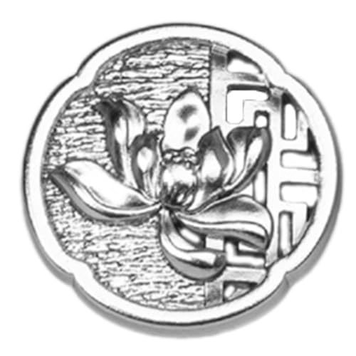 Vintage-Nähknopf, hohl, Blumenmuster, Metall, für Herren und Damen, Hemd, Mantel, Kleid, chinesische Kleidung, 18 mm, 20 mm, 23 mm, Uniform-Set von MALSSE