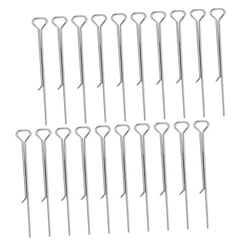 MALUGOGO 50 Stück Metall-Kerzendocht-Zentrierwerkzeuge für DIY-Kerzenherstellung, Dochthalter aus Karbonstahl, einfache Einrichtung und Entfernung für Heimhandwerk und kleine Produktion von MALUGOGO