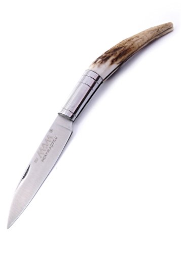 MAM FI-2012 Taschenmesser mit Hirschhorngriff Klappmesser Messer Verkauf ab 18 Jahren von MAM
