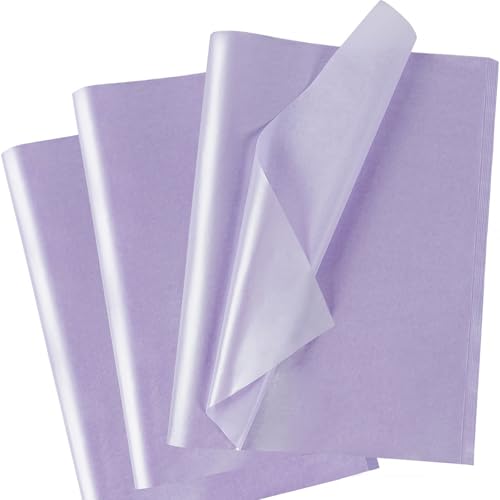 60 Blatt Geschenkpapier Seidenpapier, Lila Seidenpapier Verpackungsmaterial, schimmerndes Metallic Bastelpapier Seidenpapier mit Perlmutt, Transparentpapier für Geburtstag, Weihnachten, 50 x 35 cm 60 Blatt Geschenkpapier Seidenpapier, Lila Seidenpapier Verpackungsmaterial, schimmerndes Metallic Bastelpapier Seidenpapier mit Perlmutt, Transparentpapier für Geburtstag, Weihnachten, 50 x 35 cm von MAMUNU