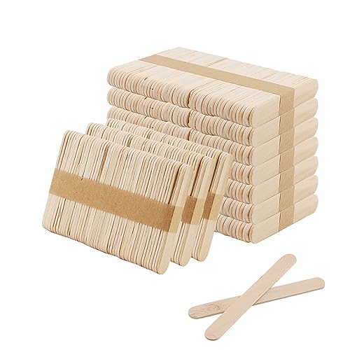 MANCHAP 1000 Stück Holzspachtel zum Basteln, 65 x 10 x 2 mm Eisstiele Holz klein, Holzeisstiele Popsicle Sticks Mini, Eisstäbchen Holz, Holzstäbchen Basteln, Eisstäbe zum Basteln MANCHAP 1000 Stück Holzspachtel zum Basteln, 65 x 10 x 2 mm Eisstiele Holz klein, Holzeisstiele Popsicle Sticks Mini, Eisstäbchen Holz, Holzstäbchen Basteln, Eisstäbe zum Basteln von MANCHAP