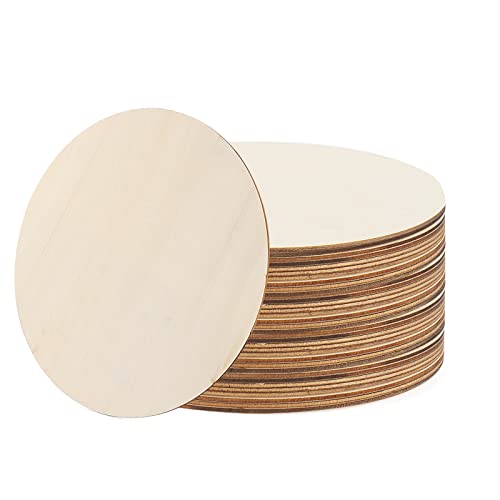 MANCHAP 40 Stück Holzkreise 20 cm, 2 mm Dick, Holzscheiben Rund, Unlackiert, Blanko, Holz-Kunstbrett, Holzscheiben zum Basteln, Malen, DIY MANCHAP 40 Stück Holzkreise 20 cm, 2 mm Dick, Holzscheiben Rund, Unlackiert, Blanko, Holz-Kunstbrett, Holzscheiben zum Basteln, Malen, DIY von MANCHAP