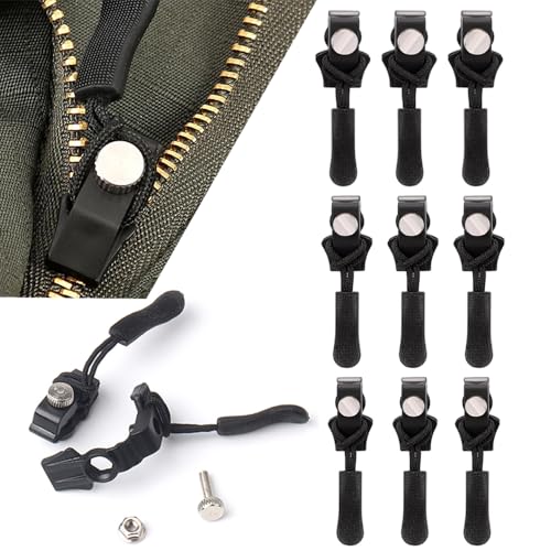 9 Stück Reißverschluss Zipper, Reißverschluss Reparatur Set, 3 Modelle Zipper Reißverschluss, Reisverschluss-Zipper Anhänger für Mantel, Stiefel, Koffer, Jacken 9 Stück Reißverschluss Zipper, Reißverschluss Reparatur Set, 3 Modelle Zipper Reißverschluss, Reisverschluss-Zipper Anhänger für Mantel, Stiefel, Koffer, Jacken von MANGLI