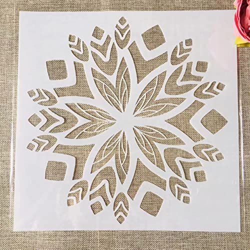 30 x 30 cm große Geometrie-Schablonen zum Malen auf Holz, Leinwand, Papier, Boden, lasergeschnittene Malschablone für Heimdekoration, Bastelprojekte 30 x 30 cm große Geometrie-Schablonen zum Malen auf Holz, Leinwand, Papier, Boden, lasergeschnittene Malschablone für Heimdekoration, Bastelprojekte von MANGOUSONG