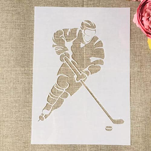A4 29 cm Eishockey Sport Wiederverwendbare Malschablonen Love Home Vorlage zum Malen auf Holz, Veranda, Haustür, Wand Wohnkultur A4 29 cm Eishockey Sport Wiederverwendbare Malschablonen Love Home Vorlage zum Malen auf Holz, Veranda, Haustür, Wand Wohnkultur von MANGOUSONG