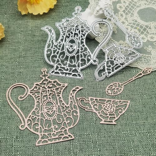 Metall-Stanzschablonen, 13,0 x 9,7 cm, Kaffeekanne, Tasse, Stanzformen, Weihnachtsball, Geschenk, Scrapbooking, Prägeschablone, Handwerk, Dekoration Metall-Stanzschablonen, 13,0 x 9,7 cm, Kaffeekanne, Tasse, Stanzformen, Weihnachtsball, Geschenk, Scrapbooking, Prägeschablone, Handwerk, Dekoration von MANGOUSONG