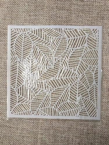 Schablonen für Kartenherstellung, 13 cm, hohle Blätter, Schablonen zum Malen auf Holz, Wänden, Möbeln, Leinwand, Stoff, Felsen, Karten, Album, Papier, Sammelalbum, Dekoration von MANGOUSONG