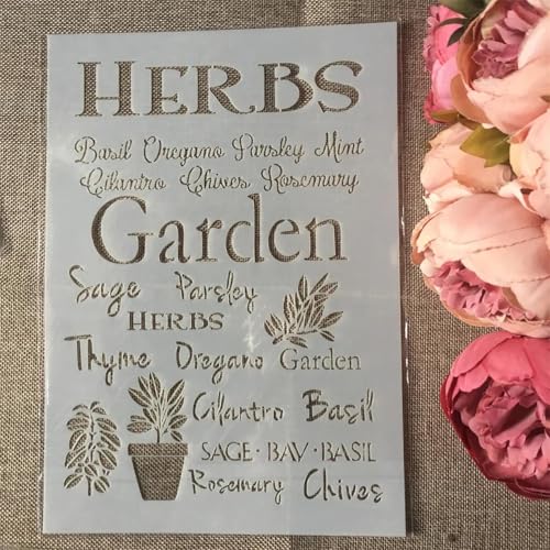 Schablonen für Kartenherstellung, A4, 29 x 21 cm, Paris-Blumen-Randschablonen zum Malen auf Holz, Wänden, Möbeln, Leinwand, Stoff, Felsen, Kartenalbum, Papier, Sammelalbum, Dekor, Stil M von MANGOUSONG