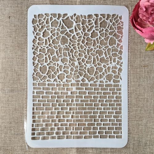 Schablonen zum Malen auf Holz, 29 cm, A4, unregelmäßige Muster, Textur, wiederverwendbare Zeichenvorlagen, Schablonen zum Malen an der Wand, Kartenherstellung, Heimdekoration, Stil B Schablonen zum Malen auf Holz, 29 cm, A4, unregelmäßige Muster, Textur, wiederverwendbare Zeichenvorlagen, Schablonen zum Malen an der Wand, Kartenherstellung, Heimdekoration, Stil B von MANGOUSONG