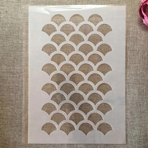Schablonen zum Malen auf Holz, A4, 29 cm, gewellte Wolkenstruktur, wiederverwendbare Zeichenvorlagen, Schablonen zum Malen an der Wand, Kartenherstellung, Heimdekor Schablonen zum Malen auf Holz, A4, 29 cm, gewellte Wolkenstruktur, wiederverwendbare Zeichenvorlagen, Schablonen zum Malen an der Wand, Kartenherstellung, Heimdekor von MANGOUSONG
