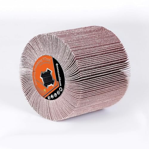 MANICAF Schleifhülsen (1, Rot, Schleiflamellenbürste 80 Körnung) von MANICAF