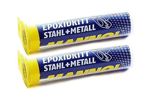 MANNOL 2X 2-K Metall-Spachtelmasse hitzebeständig bis 260°C 56g von MANNOL