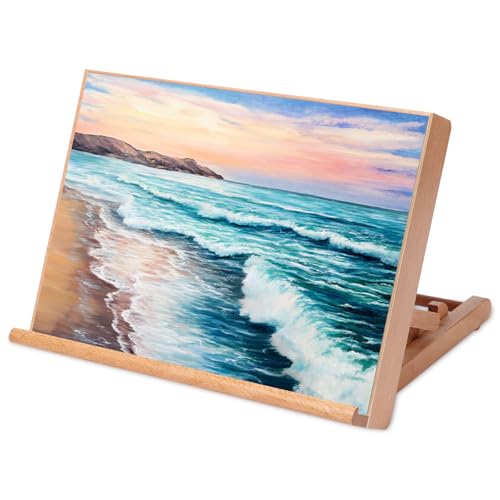 MANSAIN Kleine Tischstaffelei zum Malen, A4-Mini-Zeichenbrett, 2 Positionen, verstellbare Holzkunst-Staffelei, 29 x 21 cm, Malstaffelei für Anfänger, Studenten, Erwachsene MANSAIN Kleine Tischstaffelei zum Malen, A4-Mini-Zeichenbrett, 2 Positionen, verstellbare Holzkunst-Staffelei, 29 x 21 cm, Malstaffelei für Anfänger, Studenten, Erwachsene von MANSAIN