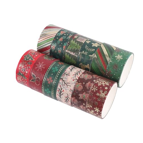 12 ästhetische Scrapbooking-Klebebänder mit Weihnachtsmotiven für Tagebuch, Album, Journaling, Scrapbooking, Planer, Vintage, Scrapbooking, Klebeband für Tagebuch, Scrapbooking 12 ästhetische Scrapbooking-Klebebänder mit Weihnachtsmotiven für Tagebuch, Album, Journaling, Scrapbooking, Planer, Vintage, Scrapbooking, Klebeband für Tagebuch, Scrapbooking von MANZURE