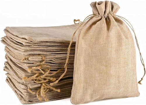 MAOOY Jutesäckchen, 20 Stück 20x30 cm Kleine Säckchen mit Kordelzug, Originale Hanf farbe Stoffsäckchen für Schmuck Hochzeit Party Weihnachten und Adventskalender MAOOY Jutesäckchen, 20 Stück 20x30 cm Kleine Säckchen mit Kordelzug, Originale Hanf farbe Stoffsäckchen für Schmuck Hochzeit Party Weihnachten und Adventskalender von MAOOY